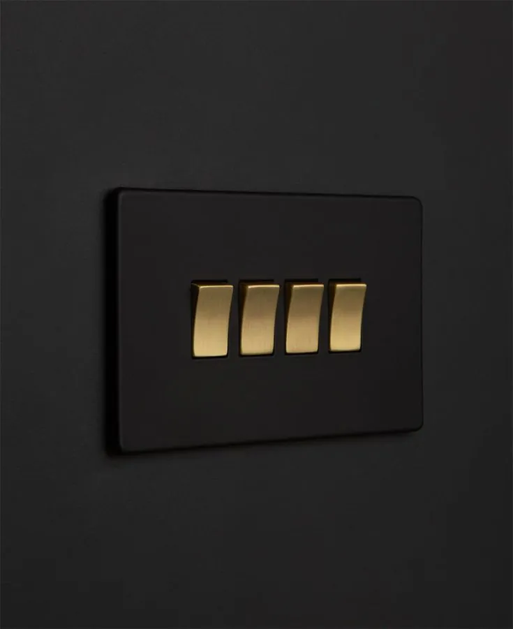 Acrylic finish touch switch