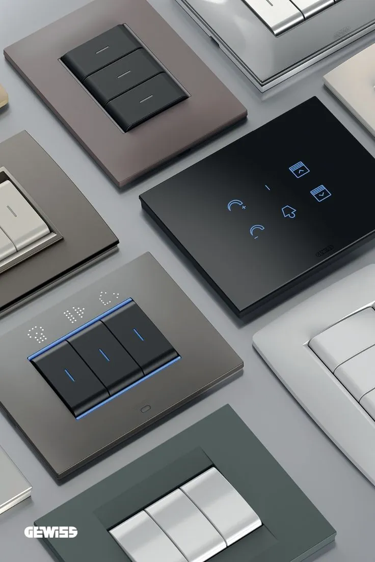 Modular finish touch switch