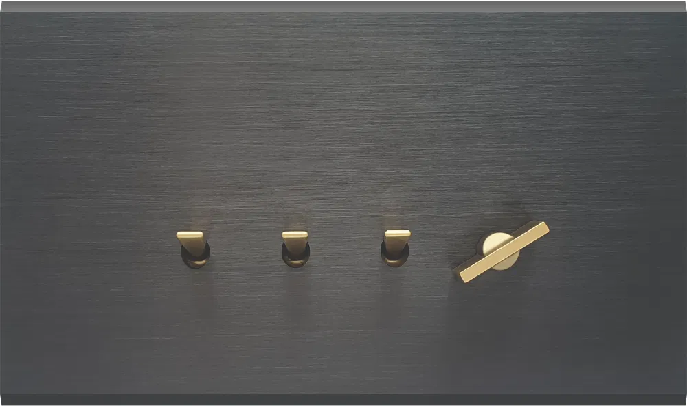 Premium brushed-metal touch switch by Norisys