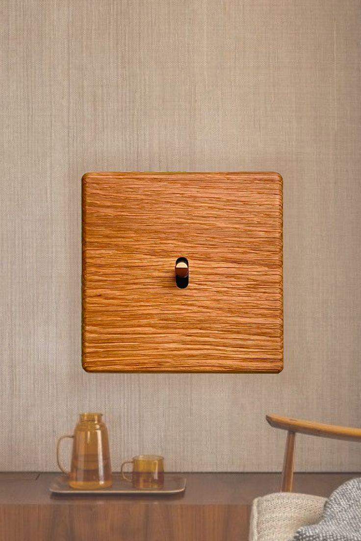Wood finish touch switch
