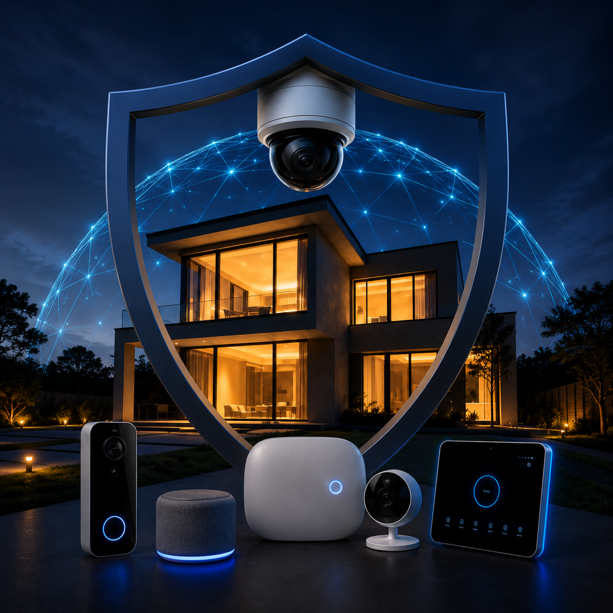 Signa Traders complete home security — shield of protection with smart cameras and access control